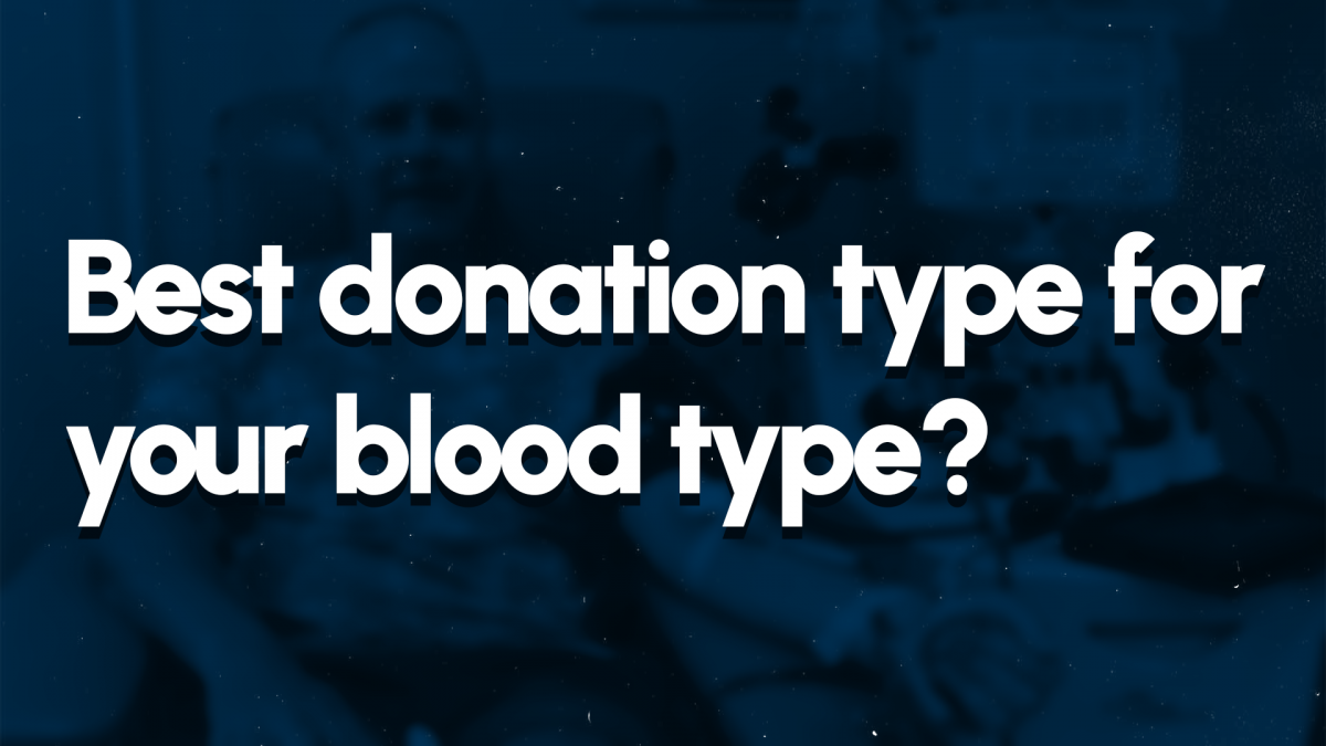 Best donation for your blood type