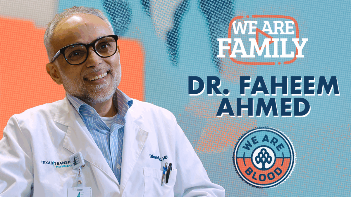 We Are Family: Dr. Faheem Ahmed